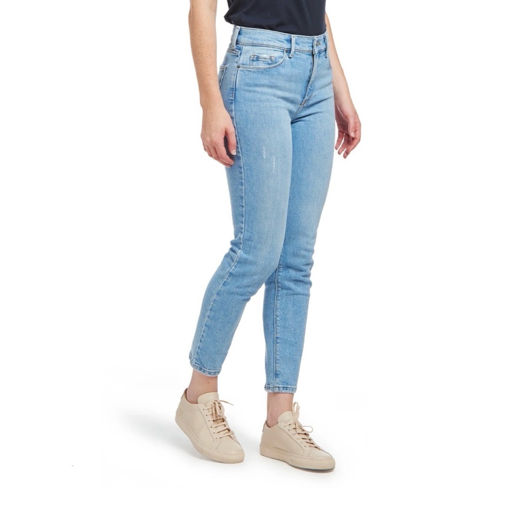 Mott & Bow High Rise Mom Hubert Jeans light blue size 29